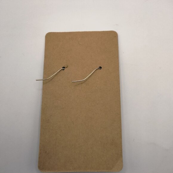 Ace Of Hearts Dangle Earrings Red Beads Silver Charm Good Luck Valentine - Picture 6 of 6